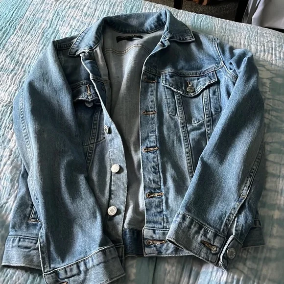 lucky brand denim jacket - Picture 1 of 4